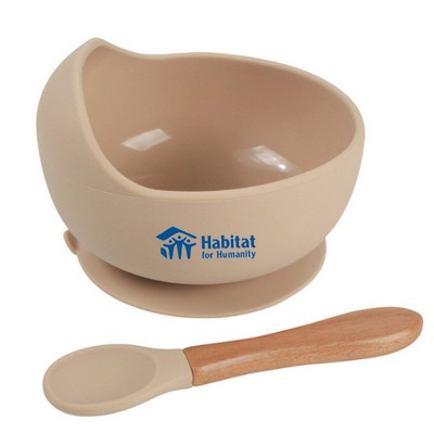 Silicone Baby Bowl & Spoon