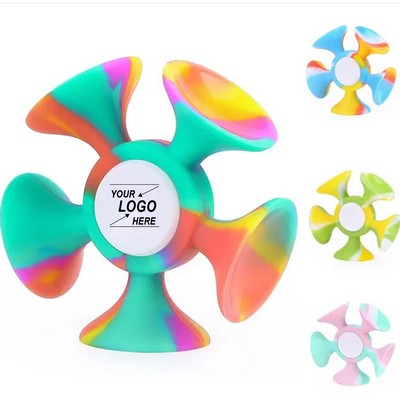 Stick-On Fidget Spinner Toy