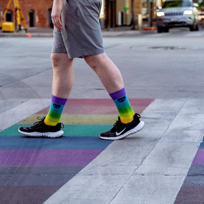 Performance Pride Socks - Durable Footwear for LGBTQ+ Celebrations - American Made