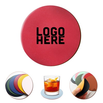 Round Leather Coasters