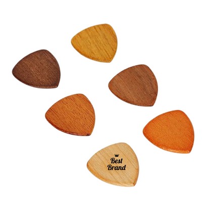 Solid Wood Guitar Pick