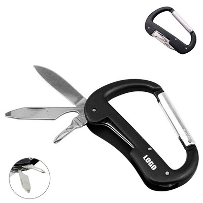 Multi Function Carabiner Knife Tool Kit