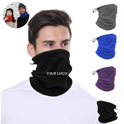 Winter Unisex Sports Thermal Fleece Scarf Snood Neck Warmer Face Mask