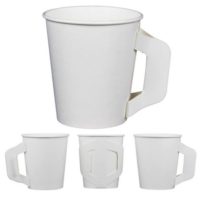 6 oz Disposable Paper Coffee Cup Hot/Cold Beverage Drinking Cups