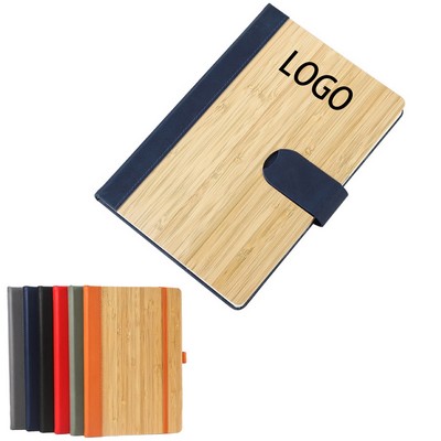 Bamboo Magnetic Closure Notebook