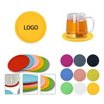 Round Silicone Coaster