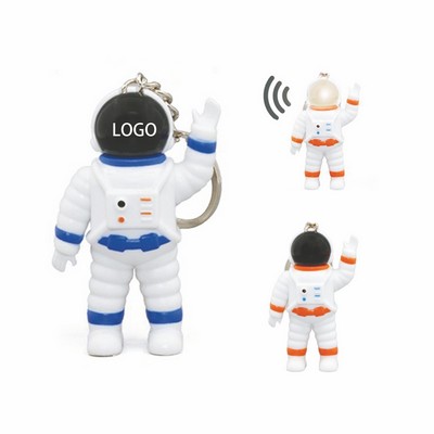 Space Astronaut LED Keychain