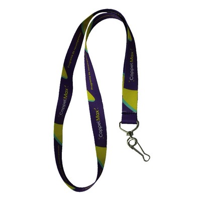 1" Dye Sublimated Full Color Lanyard