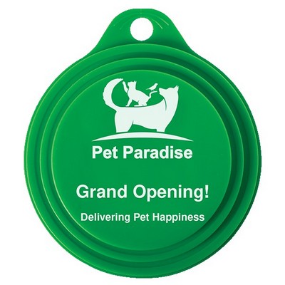 Pet Canned Food Lid Green