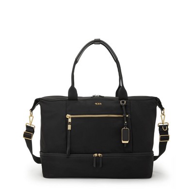 Tumi Voyageur Contine Weekender Bag - Black/Gold