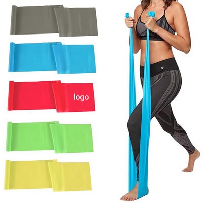 TPE Latex Yoga Stretching Band Fitness Resistance Belt Training Strap