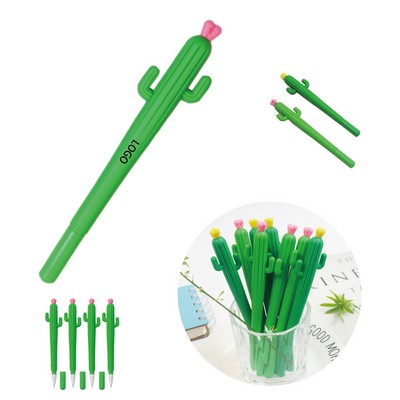 Cactus-Shaped Soft Gel Ink Pen