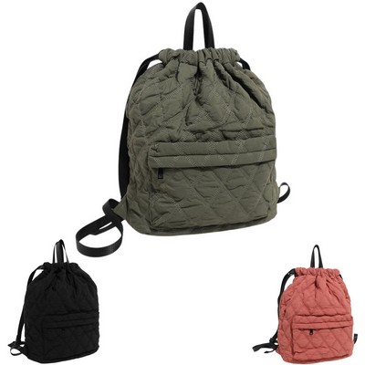 Lightweight Nylon Drawstring Backpack