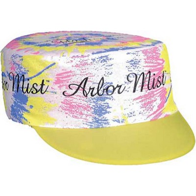 Patterned Duck Painter Cap