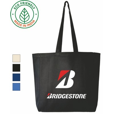 Promotional Canvas Grocery Tote Bag Eco Friendly Black