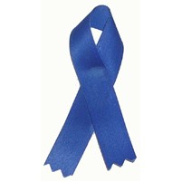 Blank Child Abuse/ Drunk Driving Awareness Ribbon w/Tape (3 1/2")