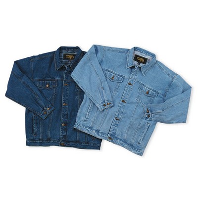 Heavy Cotton Washed Classic Denim Jean Jacket