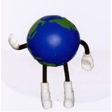 Earth Ball Figure Series Stress Reliever