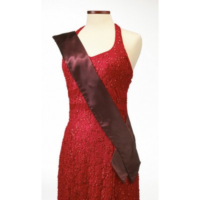 Maroon Pageant Sash