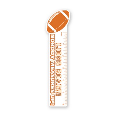 2"X8" Football Shape Custom Printed Bookmarks