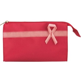 Pink Ribbon Accessory Bag