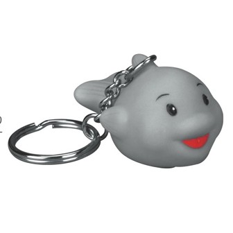 Rubber Baby Shark Key Chain