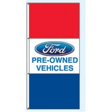 Double Faced Interceptor® Drape Flags (Ford® Pre-Owned Vehicles)