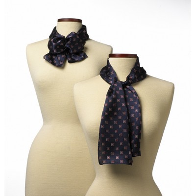 Navy Blue Vasari Polyester Scarf - 8"x45"