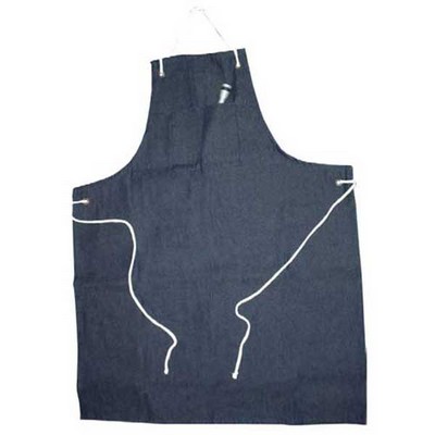 Denim Apron w/ A 2-Division Chest Pocket