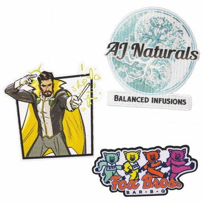 Pin Pointe™ Full Color Embroidered Patches (4")