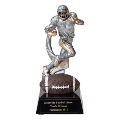 7¼" Football Trophy w/Football Player