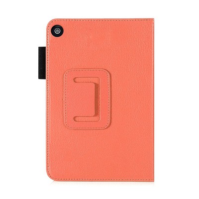 Kidder iBank® Leatherette Case for Kindle Fire HD 8" case (Orange)