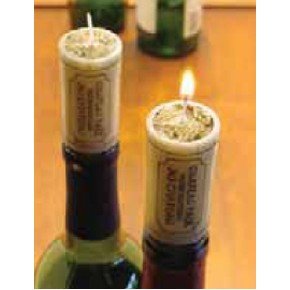 Wine Cork Candle