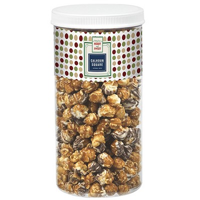 Gourmet White & Dark Chocolate Swirl Popcorn Tub