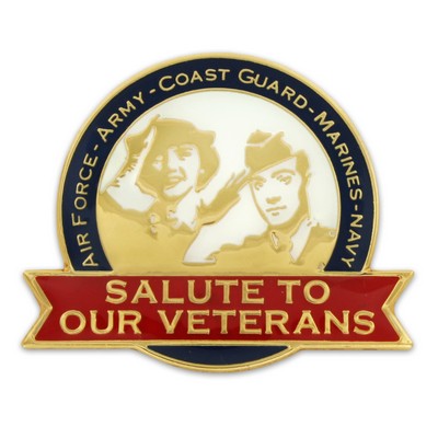 Salute Our Veterans Pin