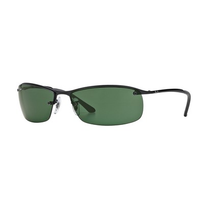 Ray-Ban® Matte Black Rectangle Sunglasses