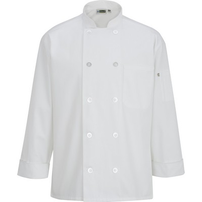 Mesh Back Chef Coat-10-Buttons - Unisex