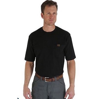 Wrangler® RIGGS Workwear® Men's Black Short Sleeve Pocket T-Shirt