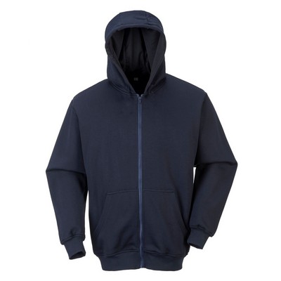 Flame Resistant Zipper Front Hooded Sweatshirt