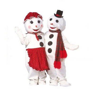 Mrs. Snowman Mascot Costume