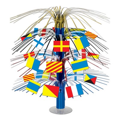 Nautical Flag Cascade Centerpiece