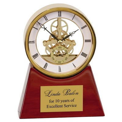 Carriage Executive Clock-Gold