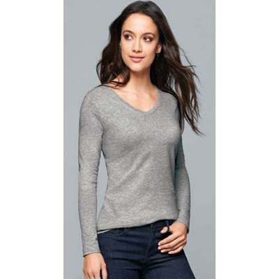 District® Women's Very Important Tee® Long Sleeve V-Neck Shirt