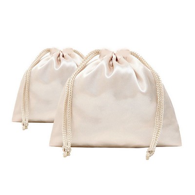 Satin Jewelry Drawstring Bag