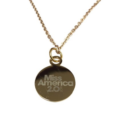 Logo Charm Necklace