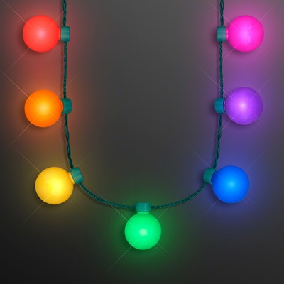 Light Globes Rainbow Party Necklace