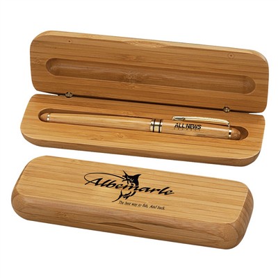 Bamboo Double Well Gift Box with Letter Opener