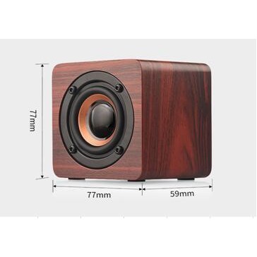 Classic Wooden Wireless Speaker Loud Speaker Walnut Pattern