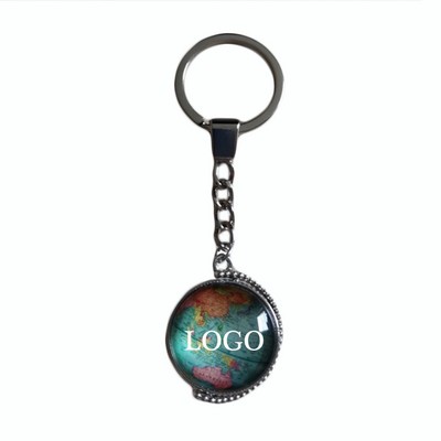 Glass Surface Key Chain