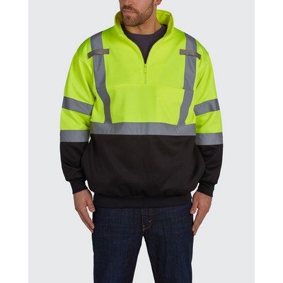 ANSI Class 3 Soft Shell 1/4 Zip Pullover